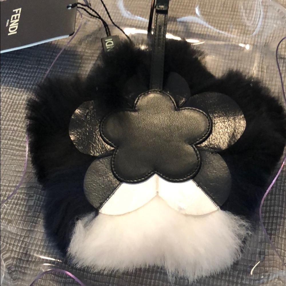Fendi Fur Flower Bag Charm - Picture 3 of 8